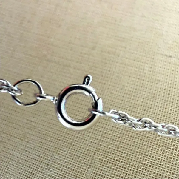 Kirk Stieff KS Pewter Holly Pendant Necklace - Image 6