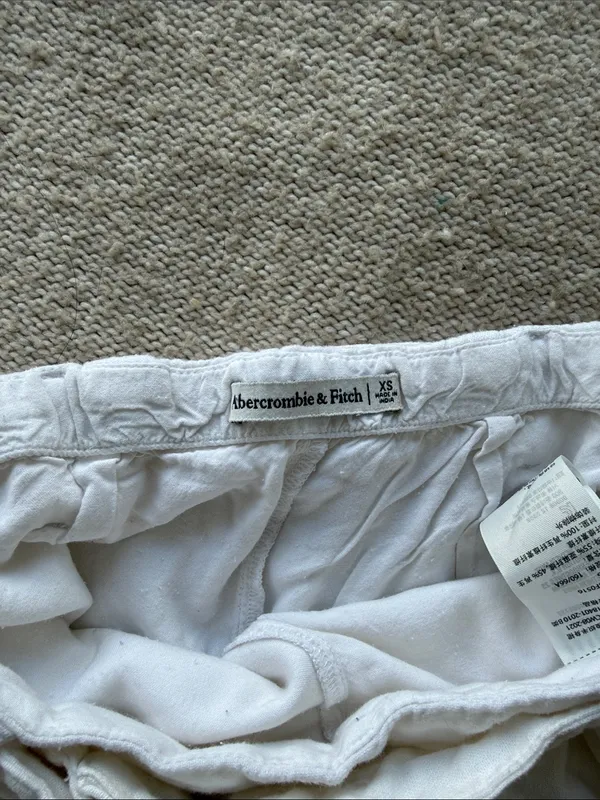 Abercrombie Linen blend mini skort with belt - Image 3