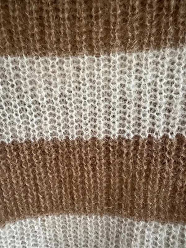 Like New Cloth & Stone Striped Mohair Wool Blend Sweater Size Large - Image 8