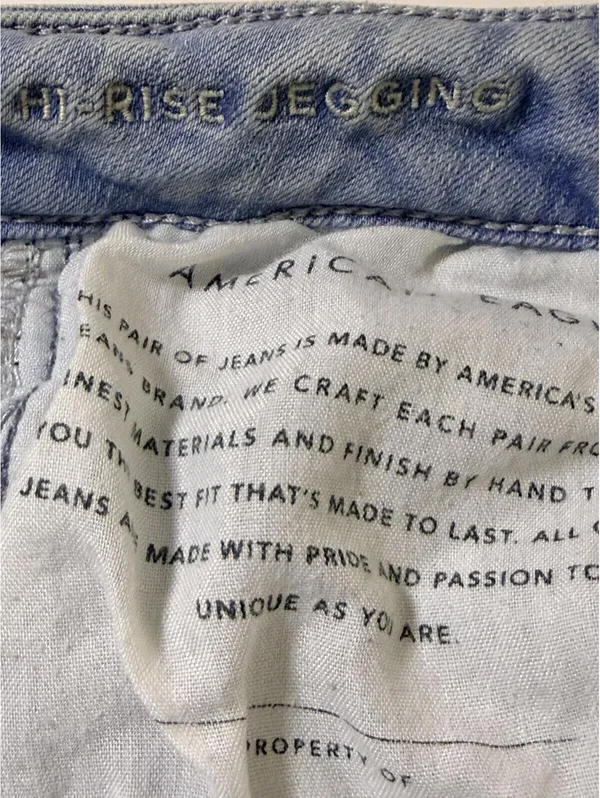 American Eagle Next Level Stretch Hi-Rise Jegging Jeans Women’s Light Wash - Image 4
