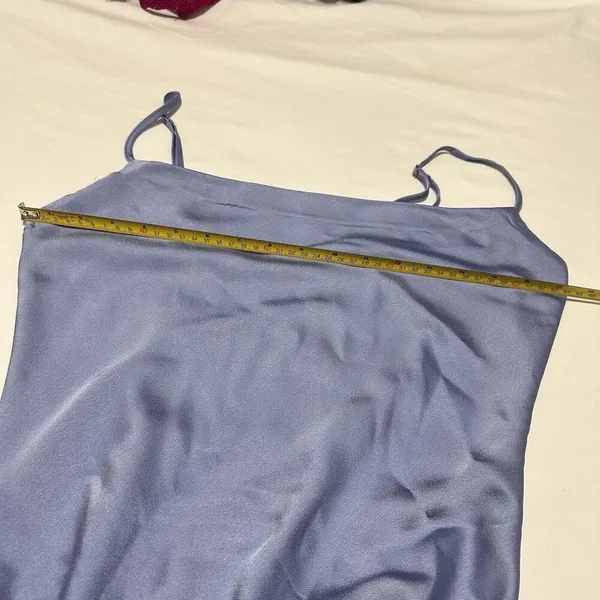 Abercrombie Women’s Cowl Neck Purplish Blue Bodysuit Top Sz S Small - Image 8
