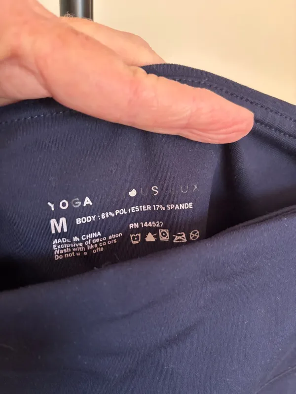 Yogalicious Dark Navy High-Rise Leggings - Image 2