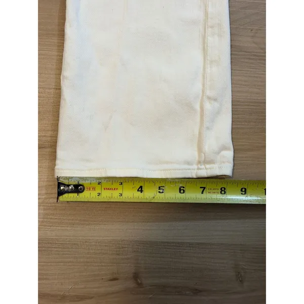 AG‎ Adriano Goldschmied The Angel Jeans Women 29R White Bootcut Stretch Denim - Image 8