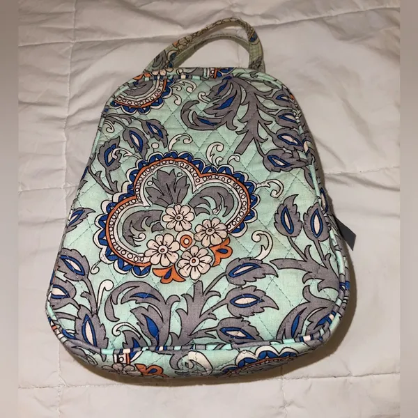 Vera Bradley Paisley Mint and Blue Food Bag - Image 3