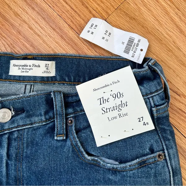 Abercrombie The ‘90s Straight Low Rise Jean - Image 2