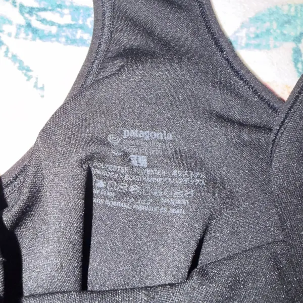 Patagonia Racerback Tank Top Black XS‎ Athletic Yoga Workout - Image 2