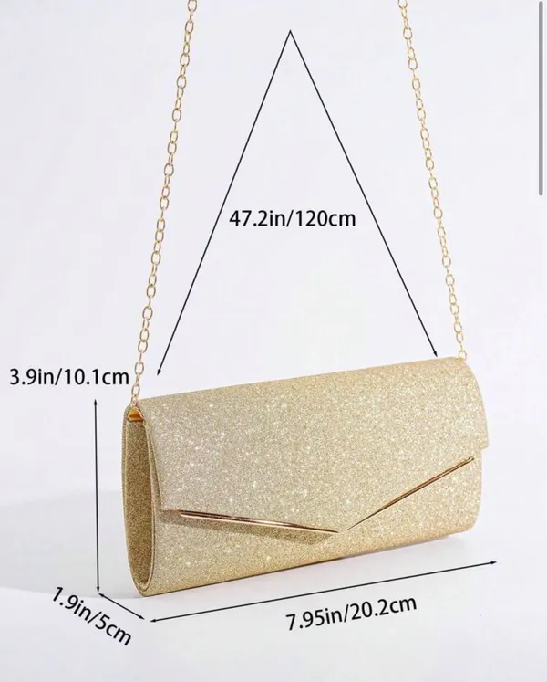 Gold Dressy Purse - Image 2