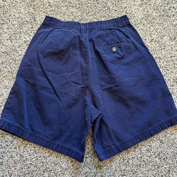Women’s high rise shorts Blue Size 8 - Image 3