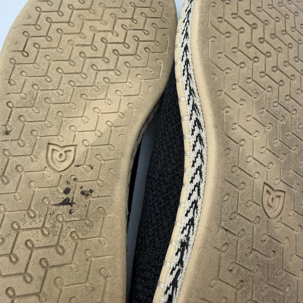 Rothy’s The Espadrille Flat in Black Boardwalk Knit Size 6.5 Jute‎ Sole Slip On - Image 14
