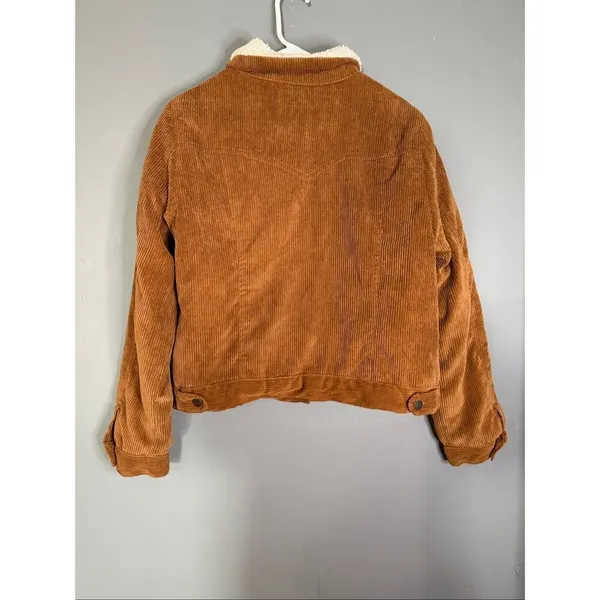 Ashely Sunrise Collection 26 International Brown Corduroy Lined Jacket XL - Image 6