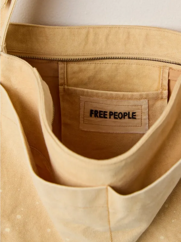 NWT Free People Camp Crush Sling Bag in Neutral - Image 4