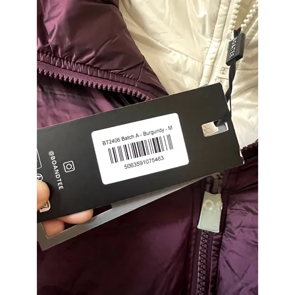 Bo+Tee Oh Polly Waterproof Layered Ski Jacket Puffer Burgundy Size M New - Image 6