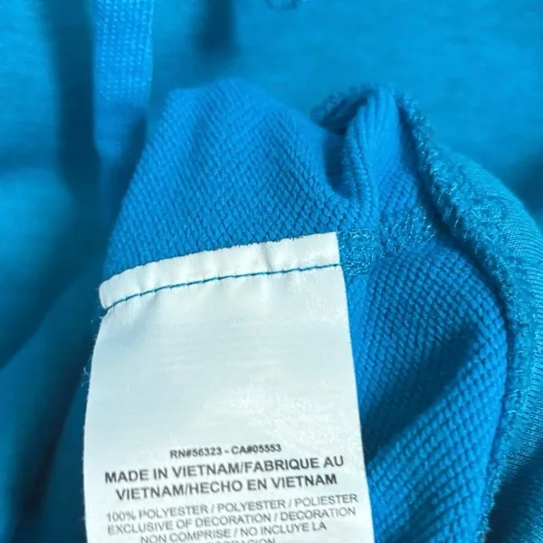 Nike Blue Cowl Neck Sweatshirt‎ Size XS - Image 5