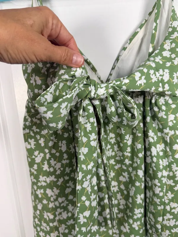 Princess Polly Koko Mini Green Floral Dress - Image 5