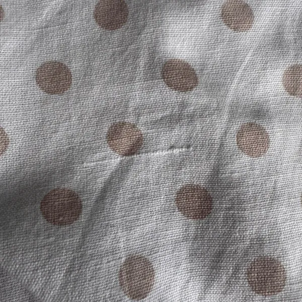 Retro Polka Dot Festival Dream Cropped Ruffle Blouse - Image 7