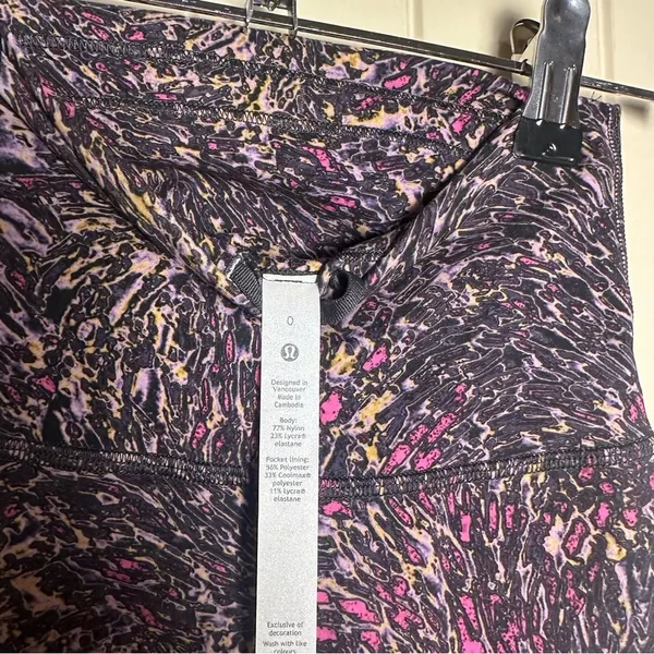 Lululemon Invigorate High-Rise Tight Legging 25” Topography size 0 EUC $128 - Image 5