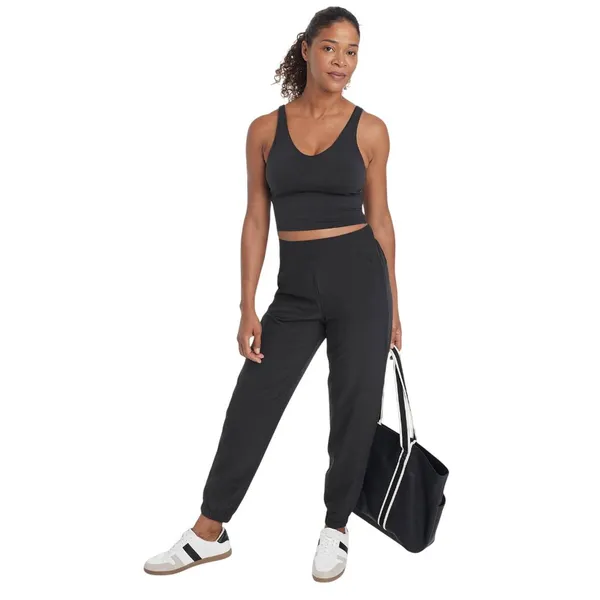 NWT All In Motion Womens High-Rise Winter Woven Lined Joggers 91754551 Black XS - Image 5
