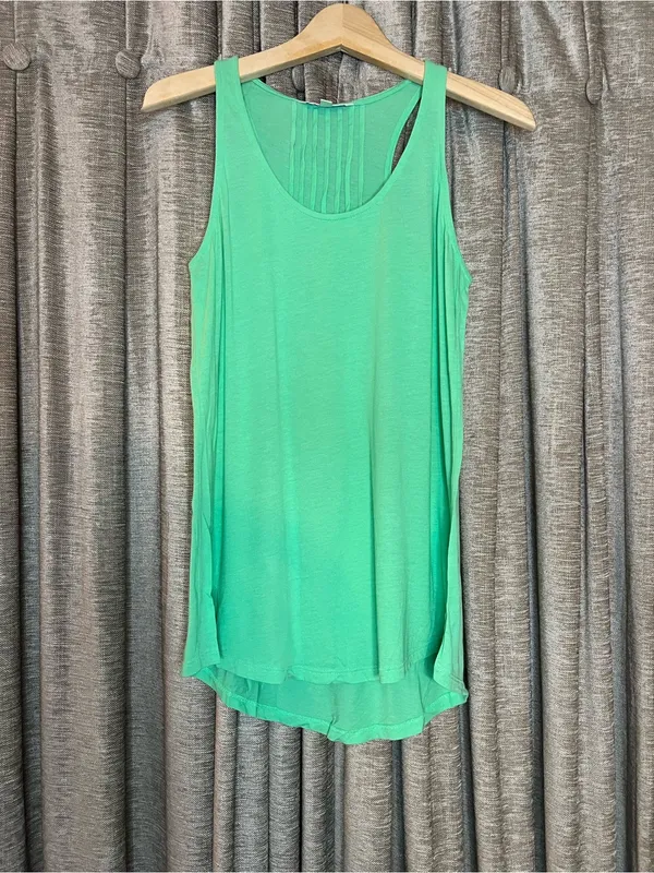 Southern Tide Green Sleeveless Scoop Neck Racerback Tank Top Size Small - Image 3