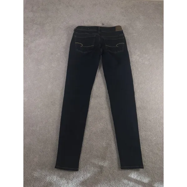American‎ Eagle Outfitters Jeggings Size 6 Long Women's Stretch Blue Jeans - Image 7