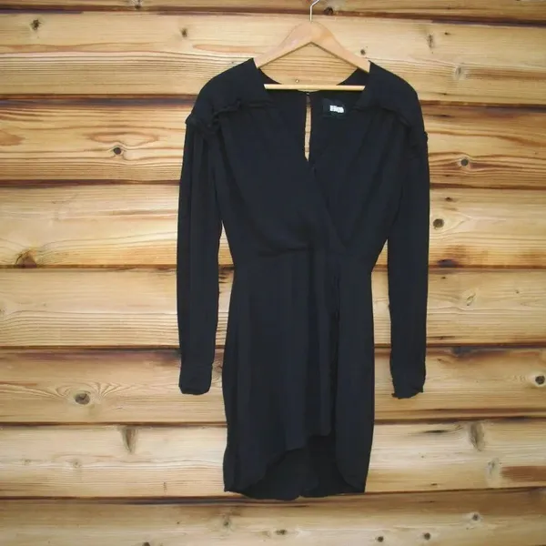 Reformation Elodie Womens Black Mini Dress - Image 3