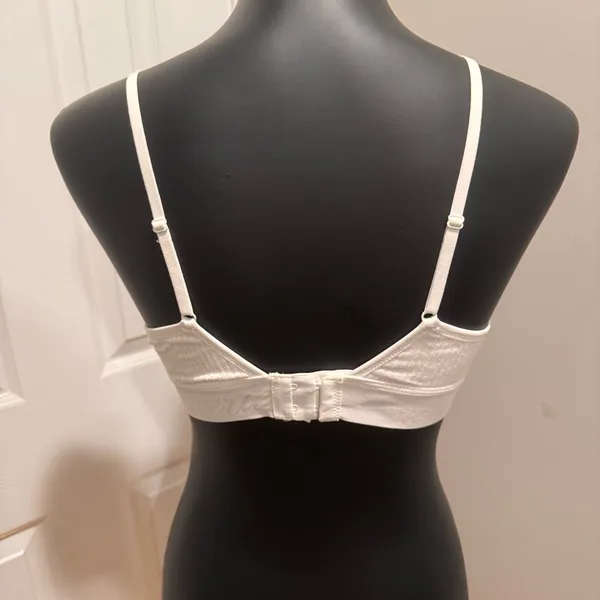 Aerie White Textured Bralette - Image 2