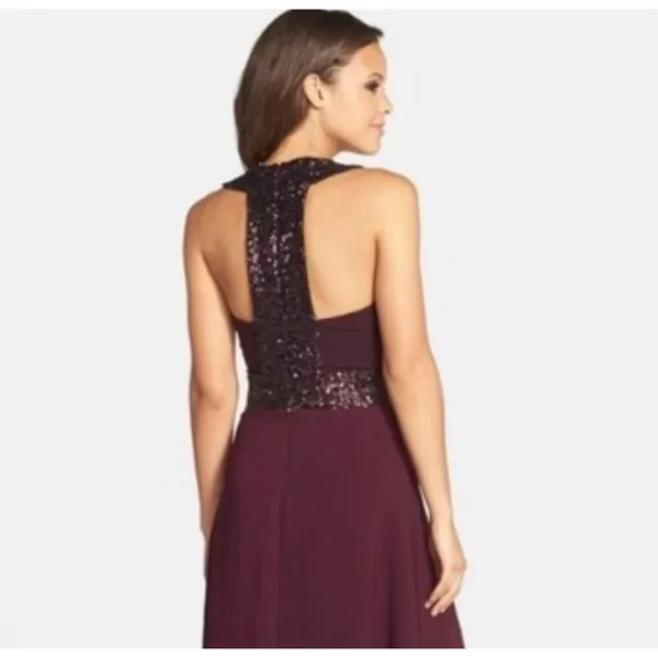 ✨Dress the Population Delani Racerback Sequin Ivory Sz XS Dress✨ - Image 4