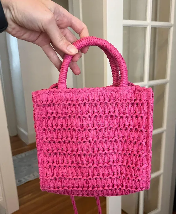H&M Straw Crossbody Bag - Image 3