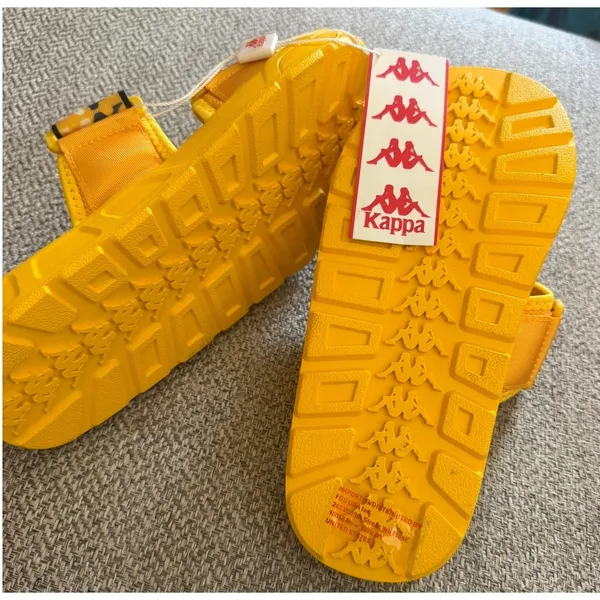 NEW! $75 Kappa 222 Banda Aster 3 in Yellow-Violet-White Slide Sandals‎ EU36 - Image 7