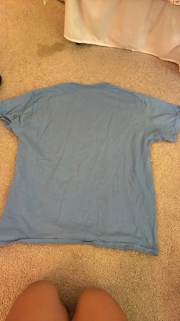 HWLF “I Love Jesus” Smiley Tee Blue Size L - Image 2