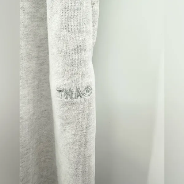 Aritzia TNA Sweatfleece Terry Fleece‎ Gray Women's Sweatpants Size XS - Image 4