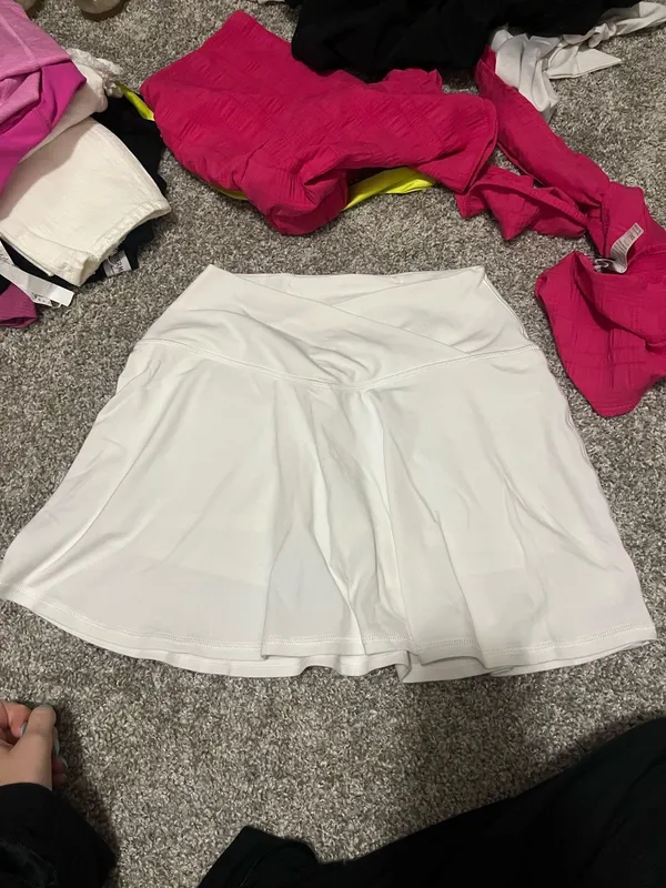 Aerie White Crossover Skirt - Image 3