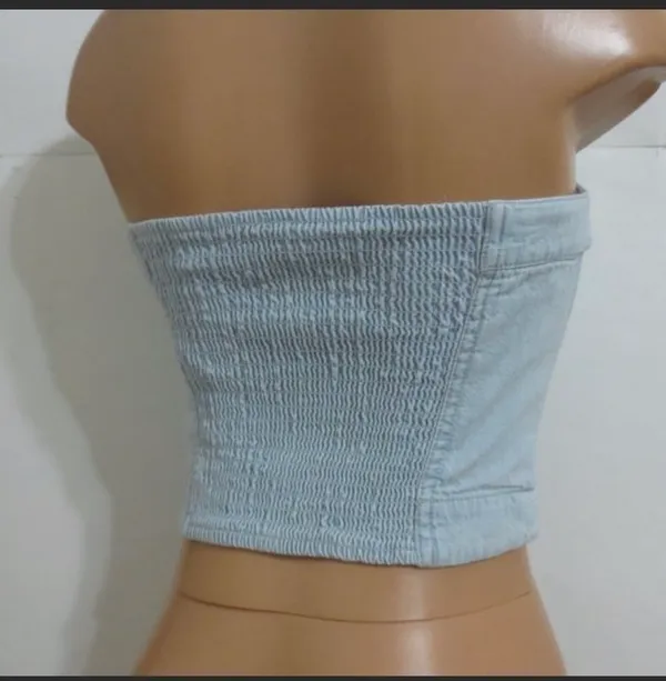 Free People Denim Tube Top - Image 3