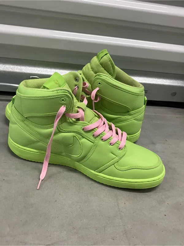 Billie Eilish x Air Jordan 1 KO 'Volt' Women's Sneakers 12W - Image 4