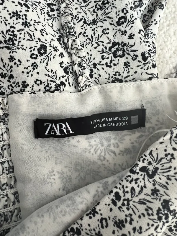 ZARA Floral Print Slip Dress - Image 7