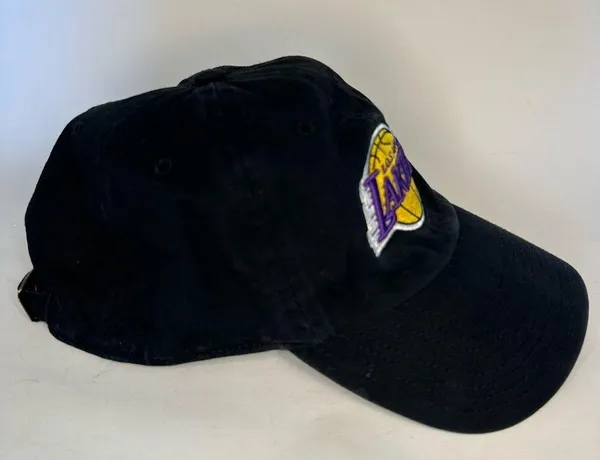 Los Angeles Lakers '47 Brand Classics Clean Up Adjustable Hat Cap Unisex Black - Image 4