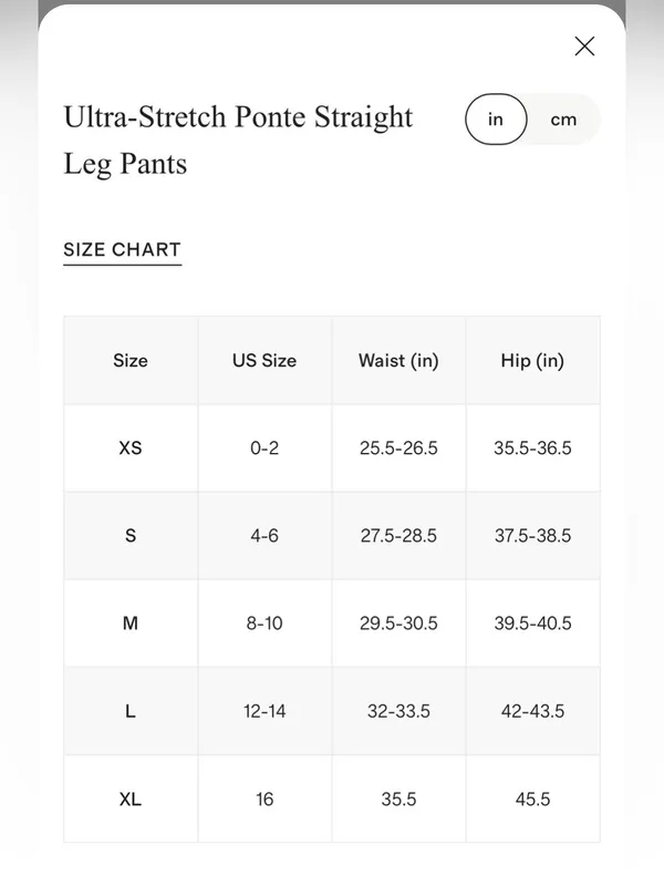 Quince Ultra-Stretch Ponte Straight Leg Pants Large - Image 6