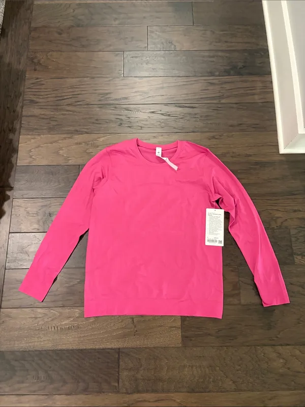 New With Tags Lululemon Swiftly Relaxed Long Sleeve Sz 8 - Image 5