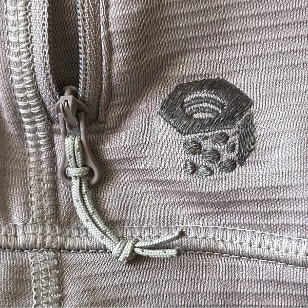 Mountain Hardwear Lavender Pull On Athletic Sweatshirt Medium Snap Closure - Image 5