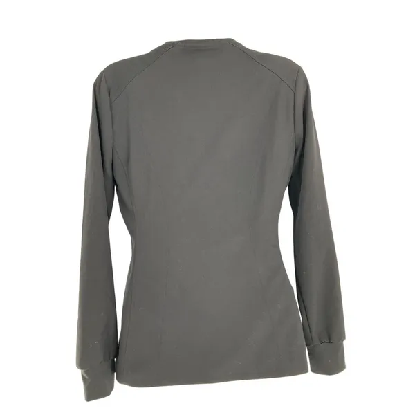 Vince Camuto Womens Black Scrub Jacket & Top Set XS Polyester/Spandex Blend - Image 15