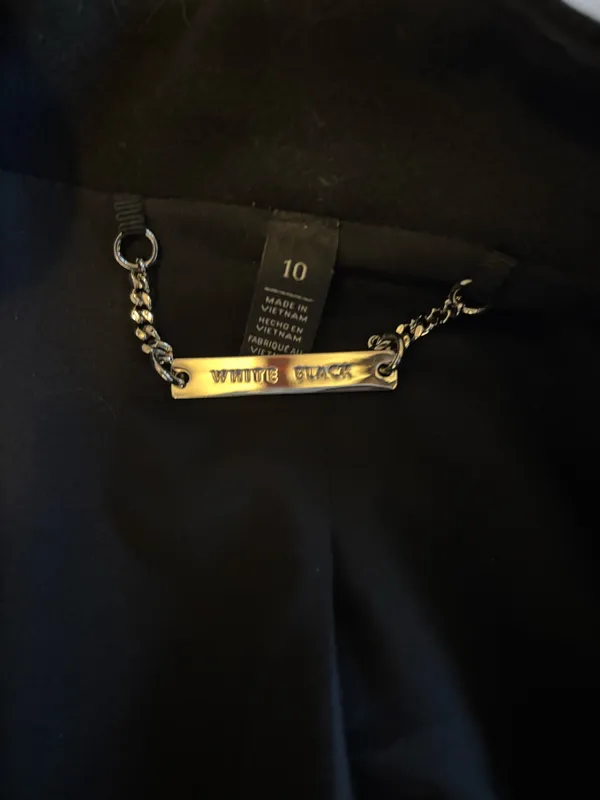 White House Black Market Blazer Black - Image 3