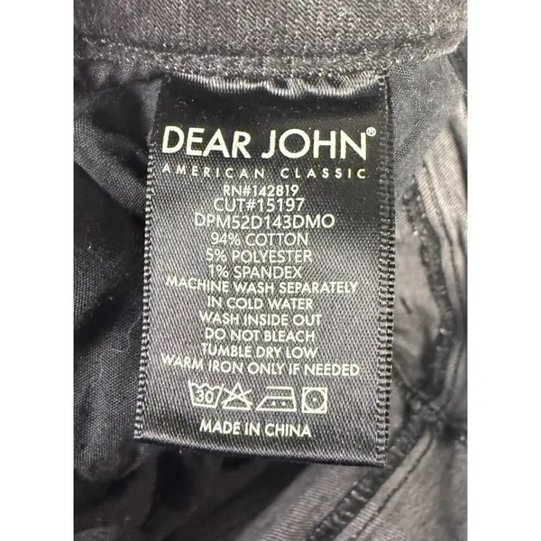 Dear John Rosie Flare‎ Jeans Womens 28 Raw Hem Distressed Black Whimsygoth - Image 5