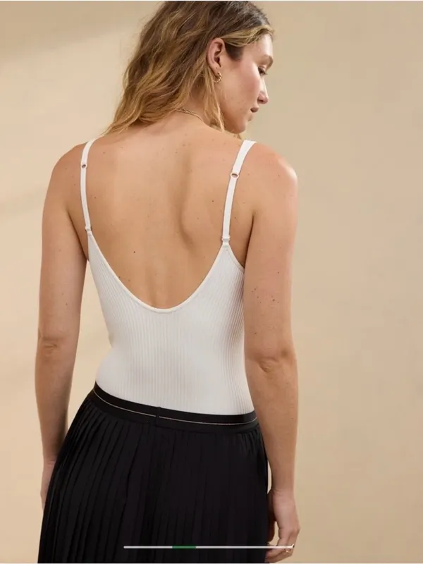 NWT Aerie Superchill Seamless Rib Scoop Bodysuit - Image 4