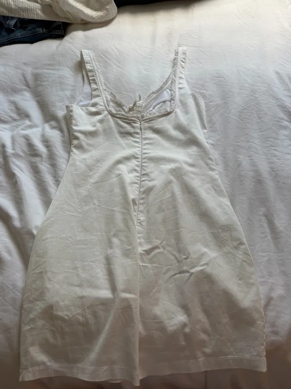 Zara white mini dress - Image 4