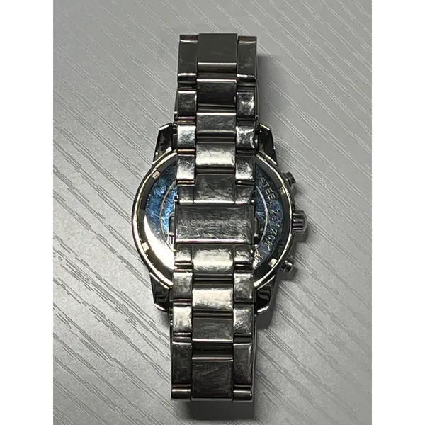 Michael Kors‎ MK-5725 Mercer Chronograph Silver Stainless Steel Watch 42mm - Image 8