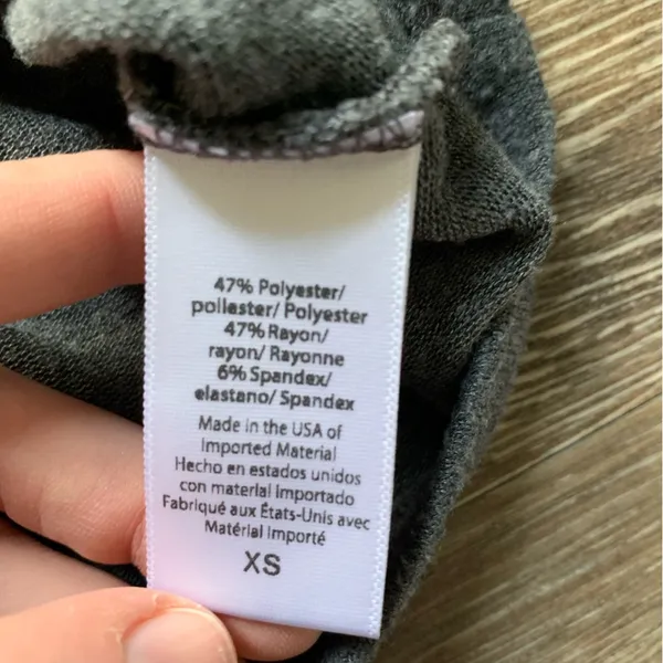 Beyond Yoga Gray Long Sleeve Top XS - Image 3