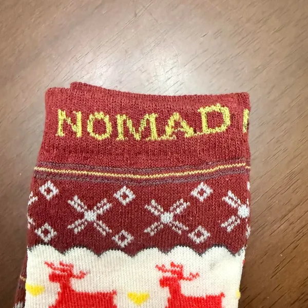 Nomad Red Reindeer Socks - Image 3