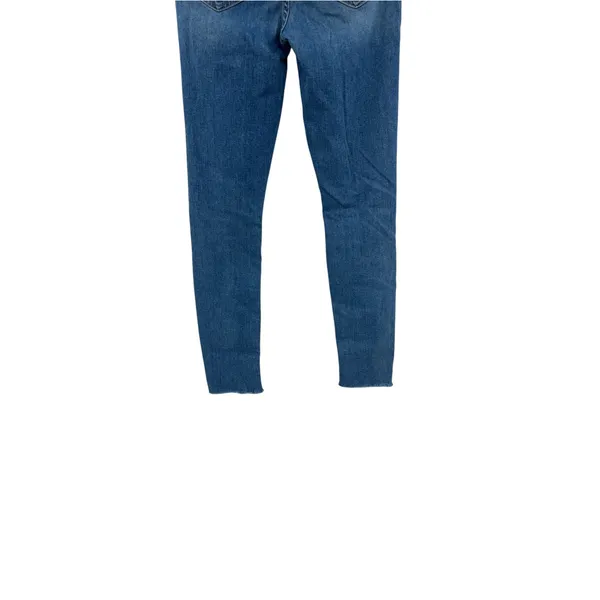 MOTHER The Looker Ankle Fray Skinny Jeans Birds of Paradise Blue Size 26 - Image 10