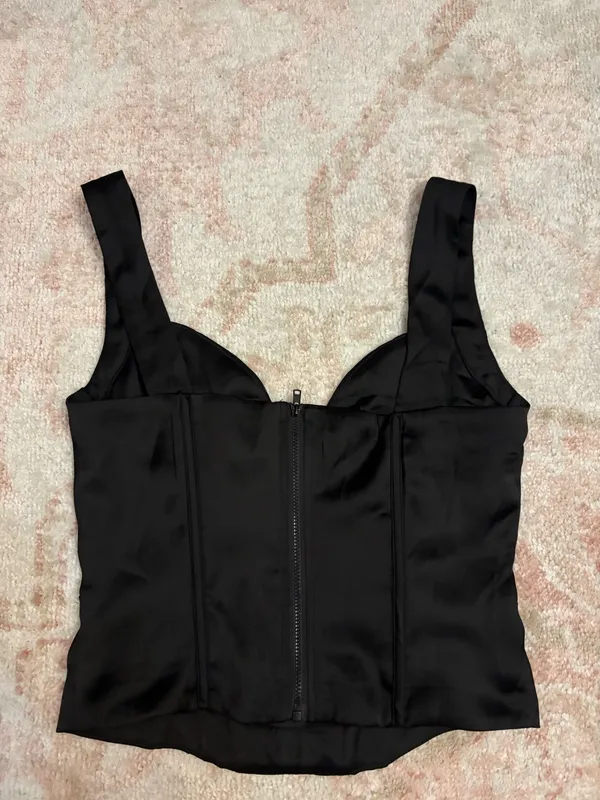 Princess Polly Top Corset Black - Image 2