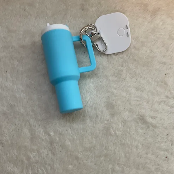 Blue drinking cup key fob - Image 2