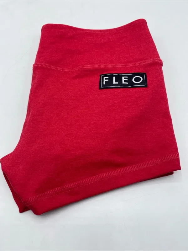 Fleo Power Solid Color Shorts Booty Pink Small Gym CrossFit Athletic Soft - Image 5